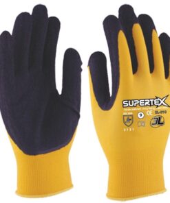 Guante látex nylon supertex 8