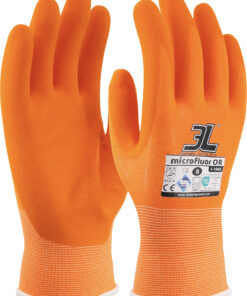 GUANTE NIT.MICROFLUOR OR S1002 T09 NARAN