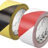 Cinta vinilo adhesiva 50mmx33m amarillo/negro