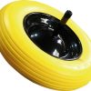 Rueda carretilla obra impinchable ø350x80mm