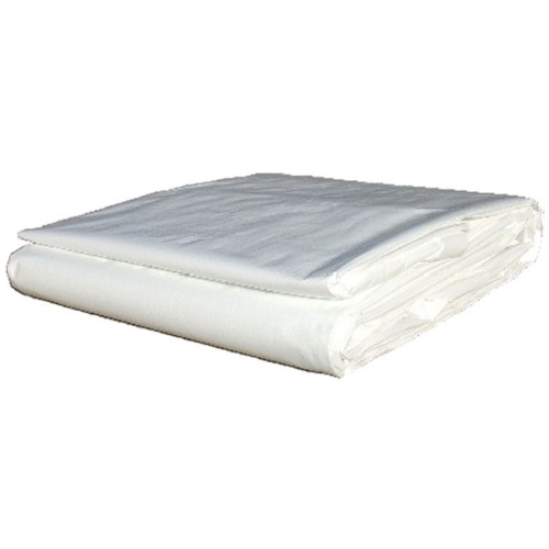 Toldo polietileno 90 g 5x8 m blanco