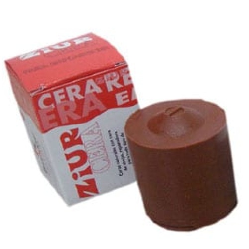 Taco de cera ziur 70 gr roble oscuro