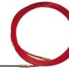 Cinta pasa-hilo acero/nylon 4mm-10m roja