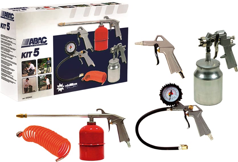 Kit pistolas pintar 5 piezas