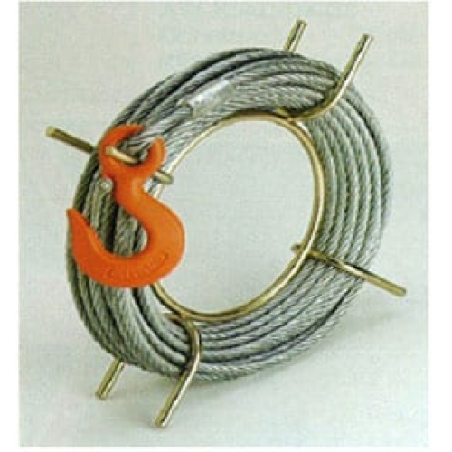 Cable con gancho y enrollador  30m 8,3mm