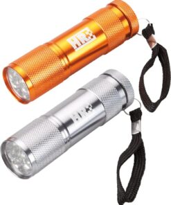 Linterna tubular aluminio 9 led