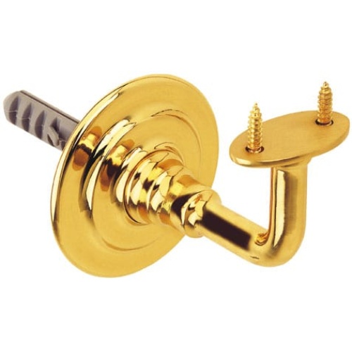 Soporte pasamanos latón pulido 22