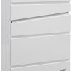 BUZON E6921 FLYSCH ACERO/INOX BLANCO