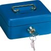 CAJA CAUDAL LLAVE+RANURA 125X95X60 ROJO
