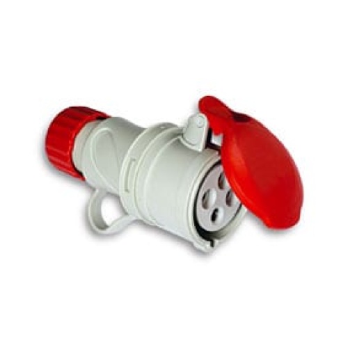 Base cetac 3p+t 380v 32a rojo