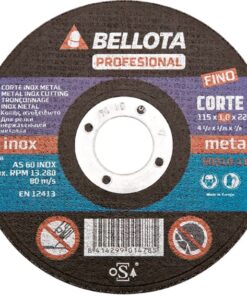 Disco corte inox as60 i inox 115x1x22