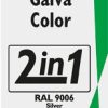 SPRAY GALVACOLOR PLATA RAL 9006 500ML