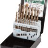 Juego brocas hss/c din338 dc010  1-10x0,5mm
