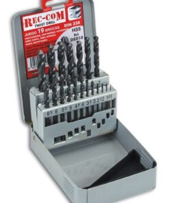 Juego brocas hss din 338 10x0,50mm