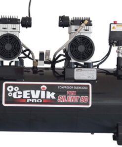 CEVIK Compresor silencioso PRO80silent 80l 3hp