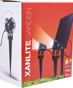 PROYECTOR SOLAR LED 450LM IP44 2 UDS