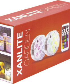LUZ LED RGB SUMERGIBLE C/MANDO 2UDS