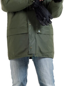 PARKA ACOLCHADA PVC PL309 AZUL T-M