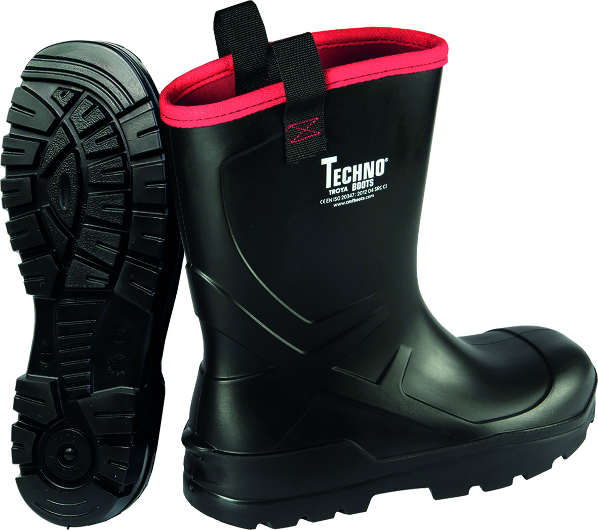 BOTA TROYA RIGGER NO EPI PU T-46 NEGRO