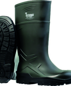 BOTA TROYA NO EPI PU T-40 VERDE/NEGRO
