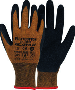 Guante látex flexicotton 9