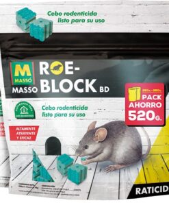 Raticida roe-block promoción 2x1 260g+260g