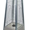 COMGAS Estufa Exterior Piramide Plata c/cristal