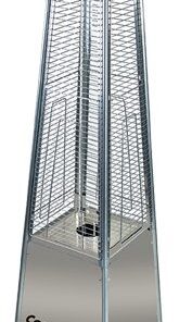 COMGAS Estufa Exterior Piramide Plata c/cristal