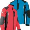 Chaqueta workshell s9495 m celeste/negro