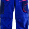 PANTALON WF2750 MARINO/ROJO T-L