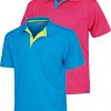 Polo s6520 m rosa/turquesa