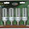 Lámpara ahorro pack-4 t3 3u gbm5318 11w