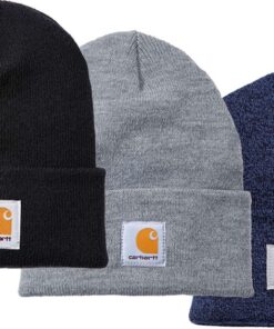 CARHARTT Gorro Punto Acanalado A18 AZUL MARINO