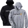 CARHARTT Sudadera LOOSE FIT Capucha 100074 GRIS T-M