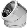 Codo dp inox 304 45º 200mm
