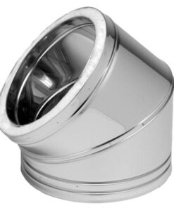 Codo dp inox 304 45º 200mm