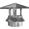 Sombrerete dp inox 304 con abrazadera  30x200mm