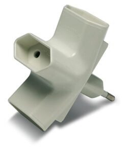 Adaptador triple ø4 mm