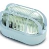 Aplique oval blanco