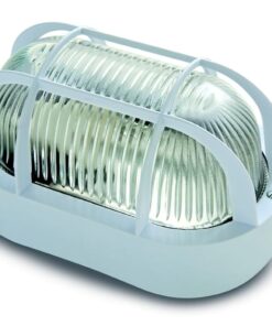 Aplique oval blanco