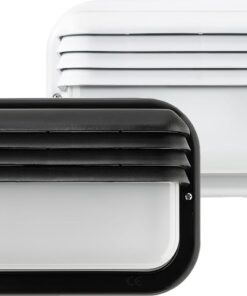 Aplique exterior ecoled horizontal 18 w negro