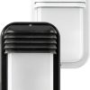 Aplique exterior ecoled vertical 18 w blanco