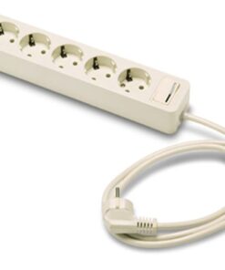 Base tt con interruptor 6 tomas