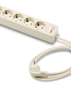Base tt con interruptor 5 tomas