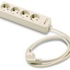 Base tt con interruptor 4 tomas