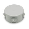 Caja estanca redonda 4 conos 70x36 mm