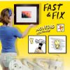 Colgador cuadros fast&fix 3 puntas 