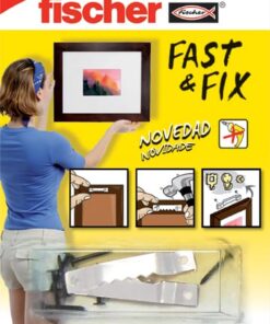 Colgador cuadros fast&fix recto 
