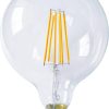 Lámpara globo filamento led g95 3000k luz cálida