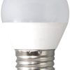 Lámpara esferica led e27/6w 6000k luz fria